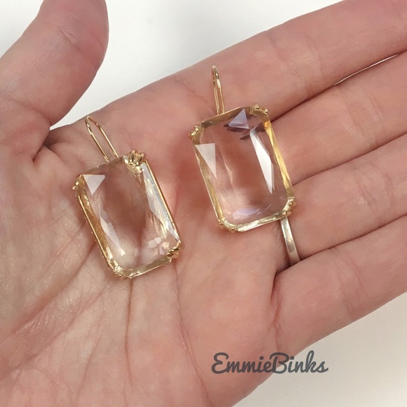 ✨3for$38 New Zara Faceted Crystal Drop Earrings - Picture 5 of 12